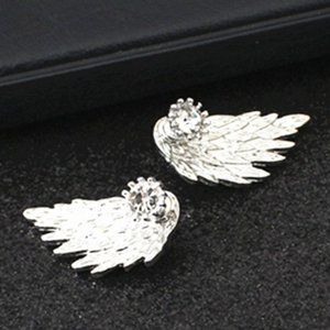 Angel Wings Stud Earrings